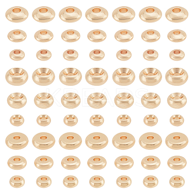 180Pcs 9 Styles Brass Spacer Beads KK-PH0005-68-1