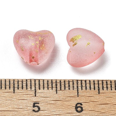 Frosted Transparent Acrylic Beads OACR-F013-06-1