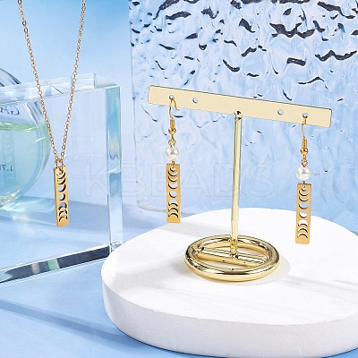 20Pcs Ion Plating(IP) 304 Stainless Steel Pendants FIND-SZ0006-03G-1