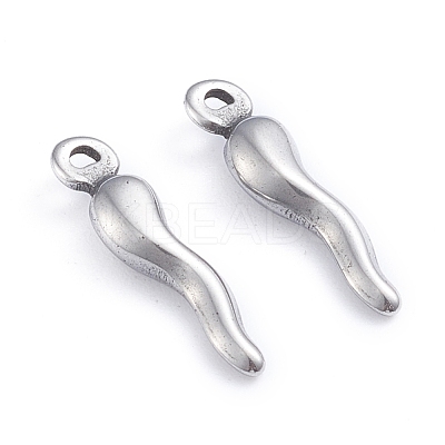 304 Stainless Steel Pendants STAS-YW0002-07P-1