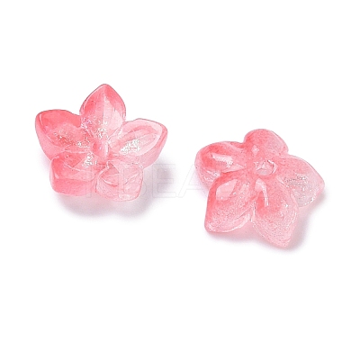 Dyed & Heated Glass Bead Caps X-GLAA-Z019-02M-1