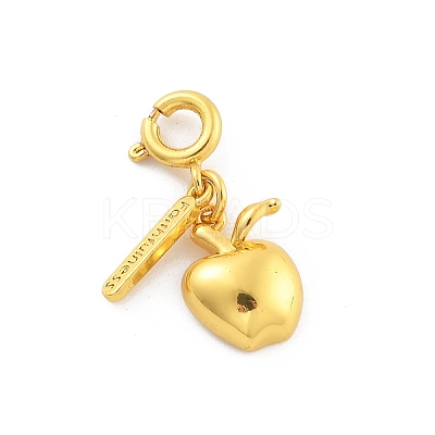Brass Fruits Pendant Decoration LS-HJEW-P020-01I-G-1