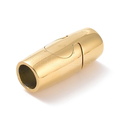 Ion Plating(IP) 304 Stainless Steel Magnetic Clasps with Glue-in Ends STAS-G276-31G-1