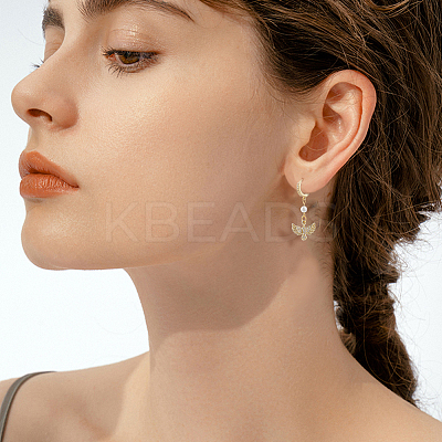 16Pcs Brass Hoop Earring Findings FIND-DC0006-91G-1