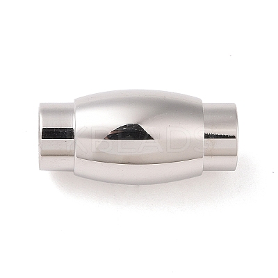 Tarnish Resistant 304 Stainless Steel Magnetic Clasps with Glue-in Ends STAS-K006-21C-1