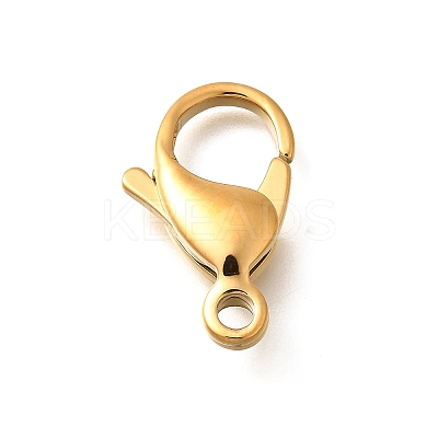 316 Stainless Steel Lobster Claw Clasps STAS-D288-09G-1