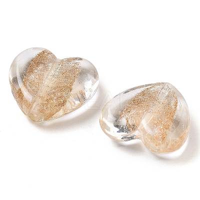 Heart Handmade Lampwork Beads LAMP-U003-01M-1