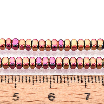 Electroplated Synthetic Non-magnetic Hematite Beads Strands G-T139-61G-1