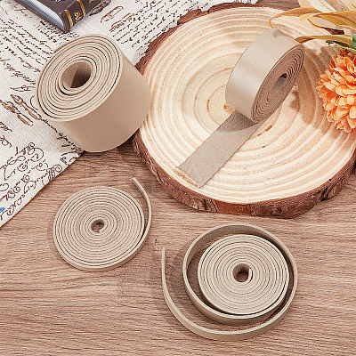 2M Flat Leather Cord LC-WH0007-07A-04-1