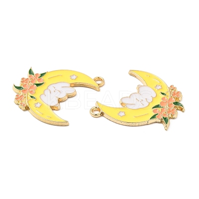 Alloy Enamel Pendants FIND-C037-09G-02-1