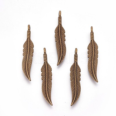 Tibetan Style Alloy Pendants X-TIBEP-Q064-43AB-NR-1