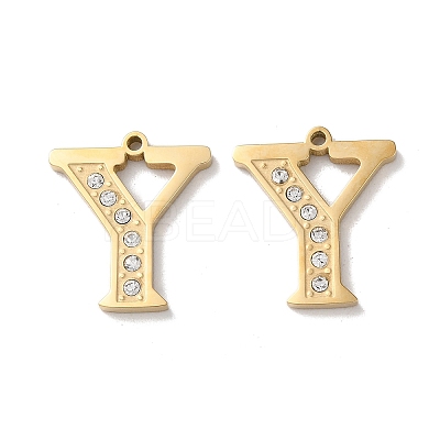Real 14K Gold Plated 304 Stainless Steel Pendants STAS-L022-157G-Y-1