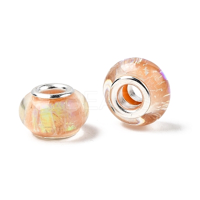 Drawbench Resin European Large Hole Beads DACR-S011-08-1
