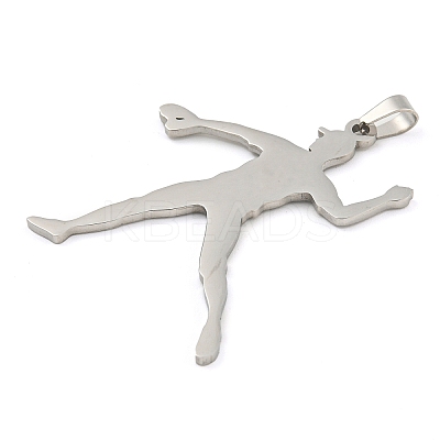 Non-Tarnish 304 Stainless Steel Pendants STAS-Z076-16P-1