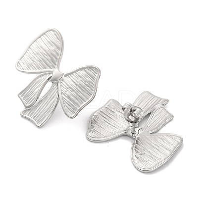 Non-Tarnish 304 Stainless Steel Stud Earrings for Women EJEW-N054-09P-1