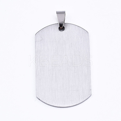 Non-Tarnish 201 Stainless Steel Quote Pendants STAS-T044-232P-1