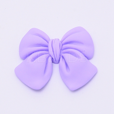 Resin Frosted Cabochons CRES-WH0003-01C-05-1