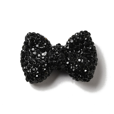 Polymer Clay Rhinestone Beads RGLA-D050-03H-1