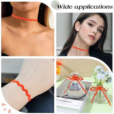 2 trands Polyester Wave Bending Fringe Trim OCOR-GF0003-02A-1