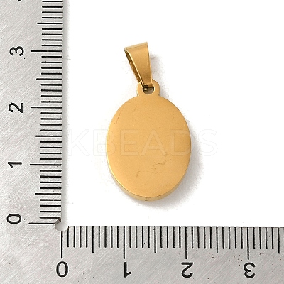 Ion Plating(IP) 304 Stainless Steel Pendants STAS-C103-03G-01-1