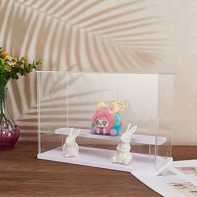 Transparent Plastic Minifigures Display Case ODIS-WH0025-142A-1