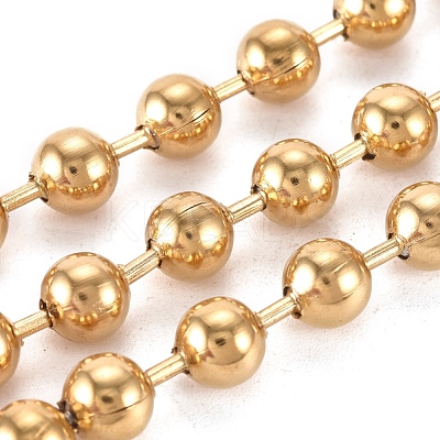 PVD Vacuum Plating 304 Stainless Steel Ball Chains CHS-F009-01H-G-1