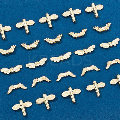 80Pcs 4 Style Rack Plating Alloy Beads FIND-CA0004-37-1