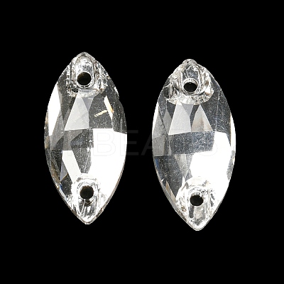 Glass Connector Charms GLAA-A006-10A-1
