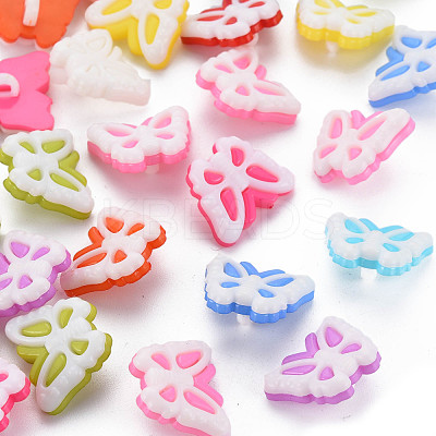 1-Hole Plastic Buttons BUTT-N018-016A-1