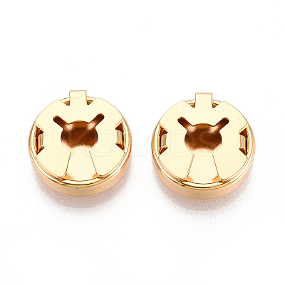 Brass Cufflinks KK-T074-63G-01-NR-1
