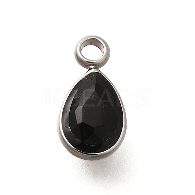 304 Stainless Steel Pendants STAS-Q346-04P-08-1