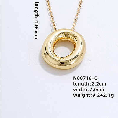 Stainless Steel Party Balloon Letter Pendant Cable Chain Necklaces for Women YF1942-15-1