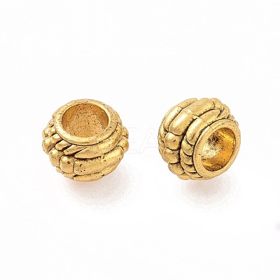 Tibetan Style Alloy European Beads PALLOY-F257-02-1