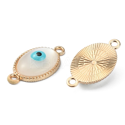 Cat Eye Enamel Connector Charms FIND-TAC0017-06A-LG-1