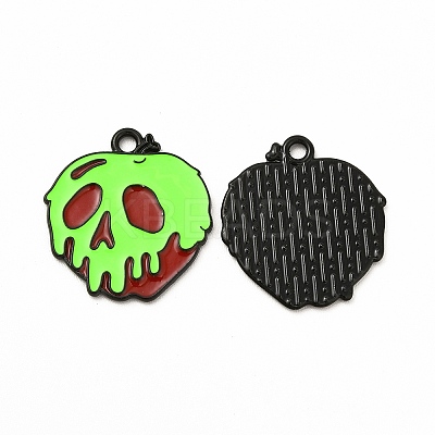 Rack Plating Alloy Enamel Pendants LS-X-FIND-G054-20EB-02-1