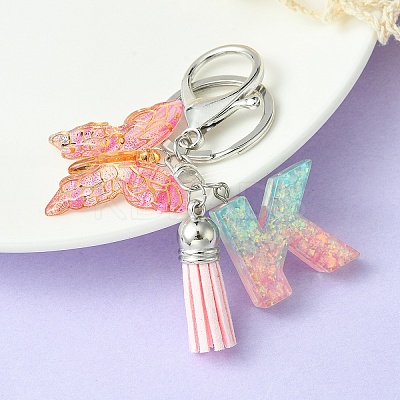 Transparent Epoxy Resin Keychains KEYC-YW00002-1