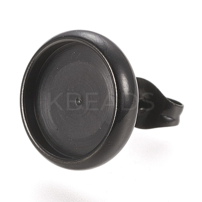 304 Stainless Steel Stud Earring Settings STAS-K202-05D-B-1