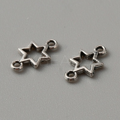 Tibetan Style Alloy Connector Charms FIND-CJC0012-079-1