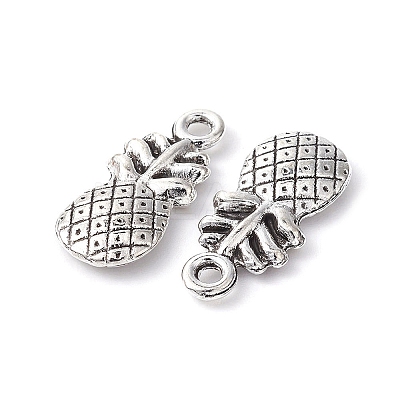 Pineapple Tibetan Style Alloy Pendants TIBEP-YW0001-38AS-1