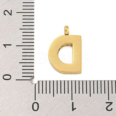 Ion Plating(IP) 304 Stainless Steel Charms STAS-G345-01G-D-1