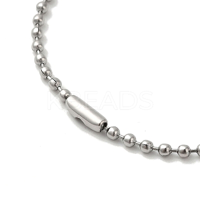 Cross Religion Tag 201 Stainless Steel Pendant Necklace with Iron Box Chains LS-NJEW-D048-05GP-1