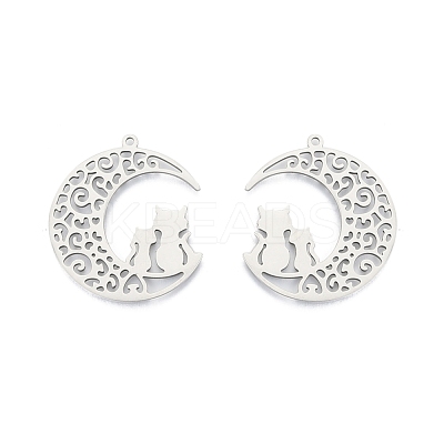 Non-Tarnish 201 Stainless Steel Pendants STAS-N098-093P-1