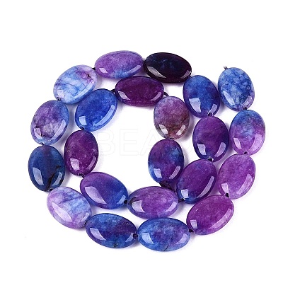 Dyed Natural White Jade Beads Strands G-N370-01A-03-1