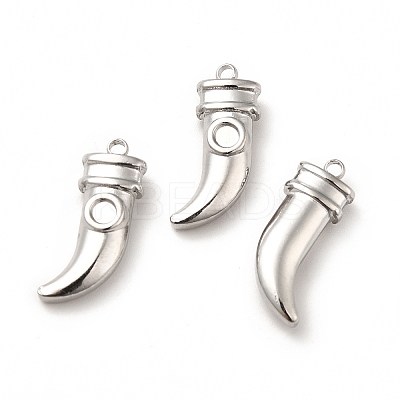 Non-Tarnish 304 Stainless Steel Pendant Cabochons Settings STAS-P312-17P-1