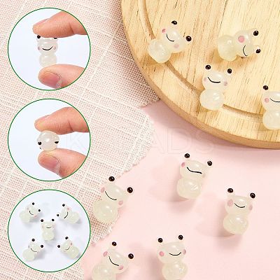 10Pcs Handmade Bumpy Lampwork Beads LAMP-SZ0001-66A-1