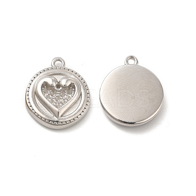 Tarnish Resistant 304 Stainless Steel Pendant Rhinestone Settings STAS-F284-29P-1