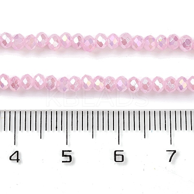 Baking Electroplate Glass Beads Strands X-DGLA-A039-J2MM-B16-1