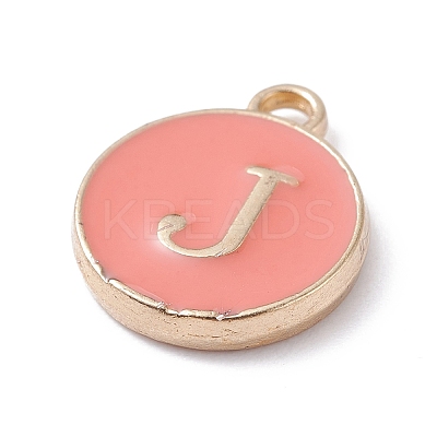 (Defective Closeout Sale Border damaged) Golden Plated Alloy Enamel Charms ENAM-XCP0001-20J-1