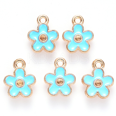 Alloy Pendant Rhinestone Settings X-ENAM-S121-098-1