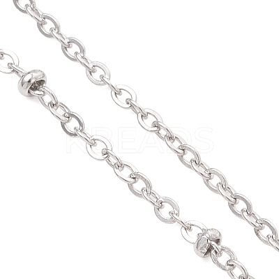 304 Stainless Steel Cable Chain and Satellite Chain Bracelet Making AJEW-JB01480-1